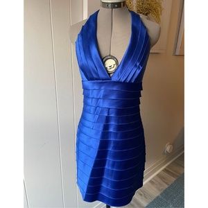 Royal Blue BCBG ribbon dress